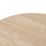 Kalin 1.2m Oval Travertine Coffee Table - Natural Coffee Table Nicki-Core   