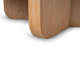 Kalin 90cm Round Travertine Coffee Table - Natural Coffee Table Nicki-Core   