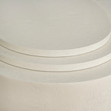 Ex Display - Nuvia 1.33m Coffee Table - Ivory Oat Coffee Table Dwood-Core