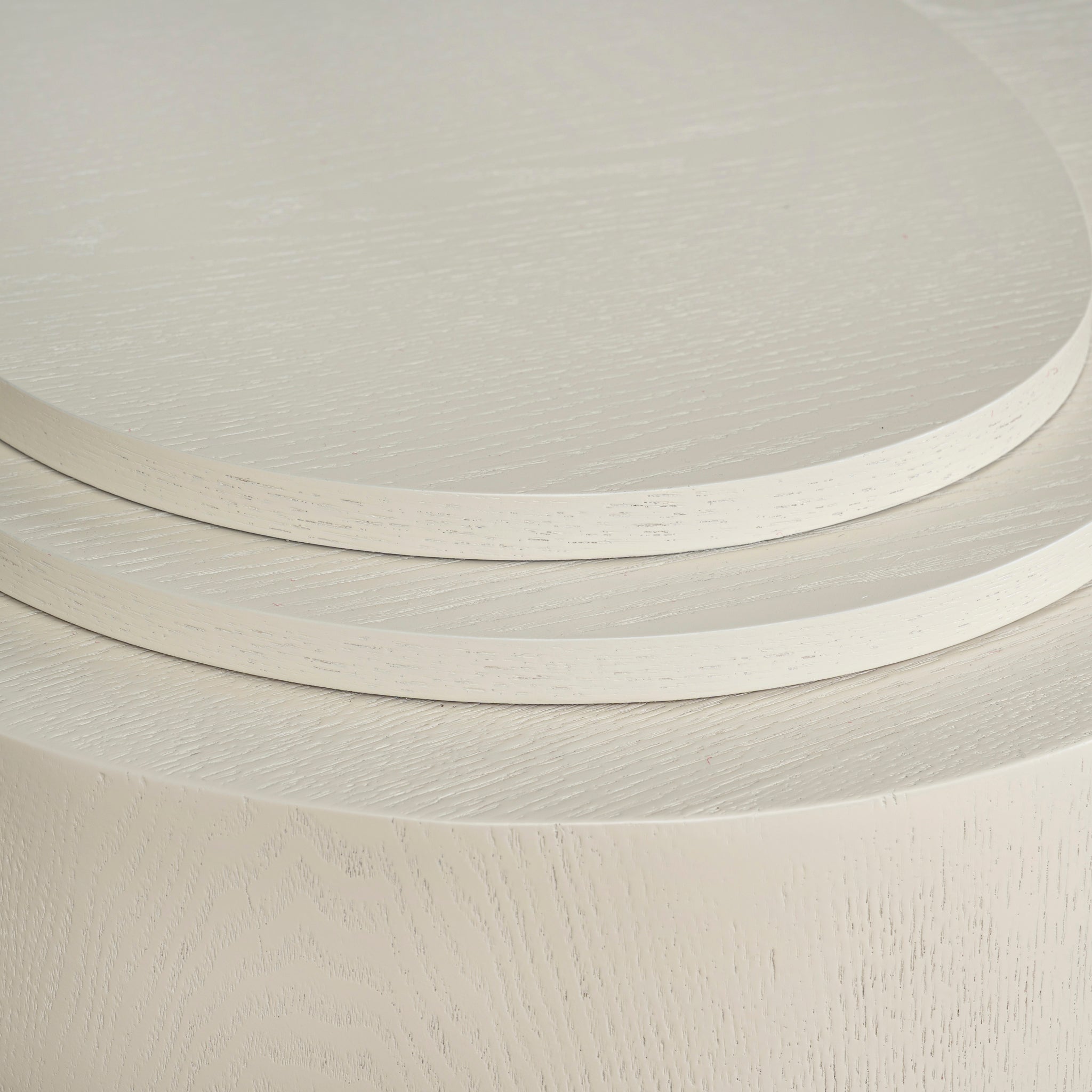 Ex Display - Nuvia 1.33m Coffee Table - Ivory Oat Coffee Table Dwood-Core