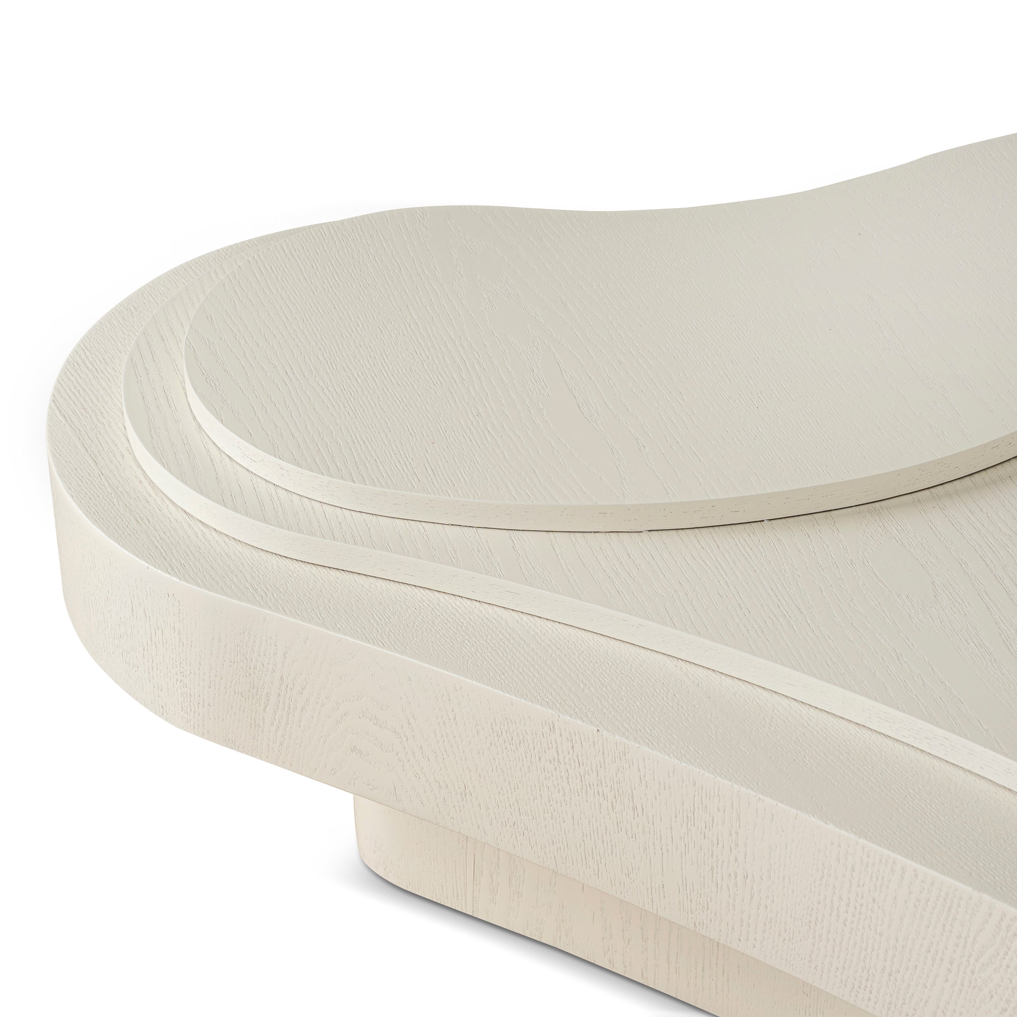 Ex Display - Nuvia 1.33m Coffee Table - Ivory Oat Coffee Table Dwood-Core