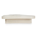 Ex Display - Nuvia 1.33m Coffee Table - Ivory Oat Coffee Table Dwood-Core