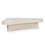 Ex Display - Nuvia 1.33m Coffee Table - Ivory Oat Coffee Table Dwood-Core