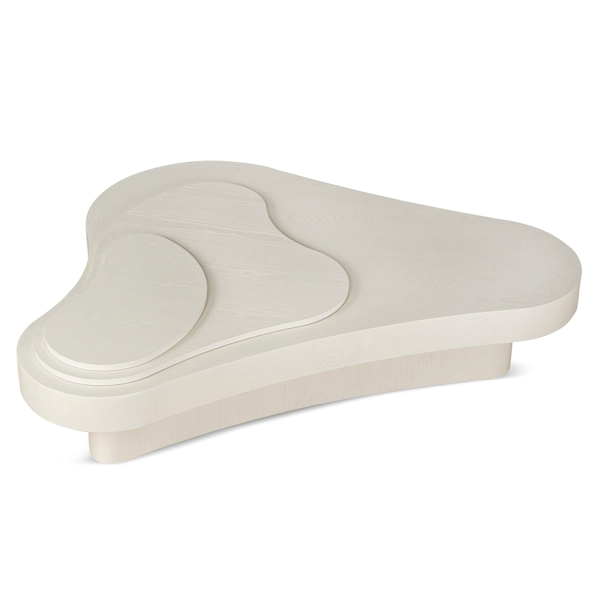 Ex Display - Nuvia 1.33m Coffee Table - Ivory Oat Coffee Table Dwood-Core