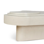 Ex Display - Nuvia 1.33m Coffee Table - Ivory Oat Coffee Table Dwood-Core