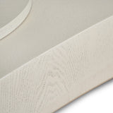 Ex Display - Nuvia 1.33m Coffee Table - Ivory Oat Coffee Table Dwood-Core