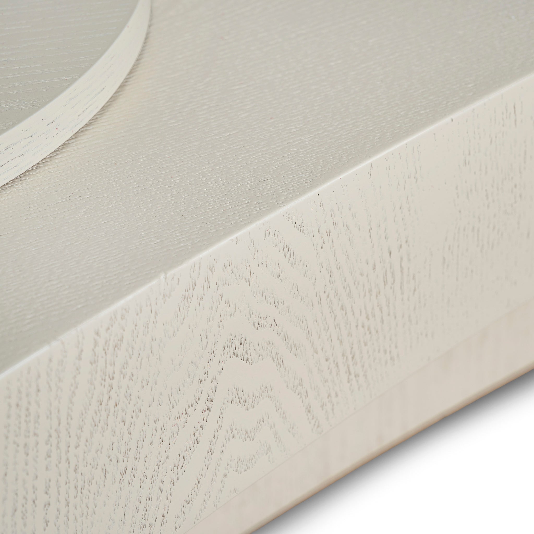 Ex Display - Nuvia 1.33m Coffee Table - Ivory Oat Coffee Table Dwood-Core