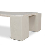 Zenlo 1.26m Travertine Coffee Table - Ivory Oat Coffee Table Dwood-Core