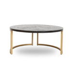 Wilma Nested Coffee Table - Peppercorn and Brass Coffee Table VN-Core