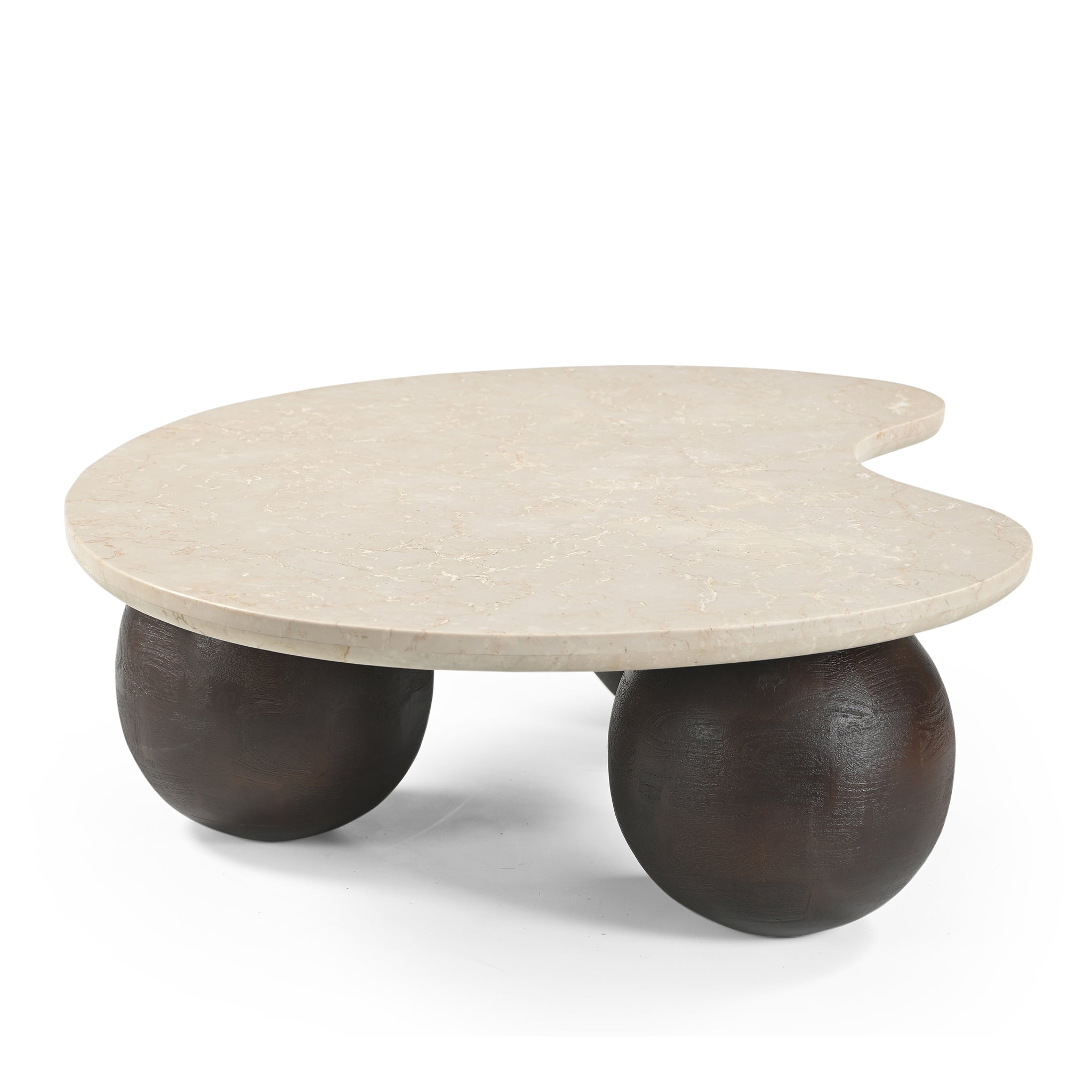 Orien 1.04m Marble Coffee Table - Walnut Coffee Table Rebhi-Core