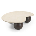 Orien 1.04m Marble Coffee Table - Walnut Coffee Table Rebhi-Core