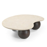 Orien 1.04m Marble Coffee Table - Walnut Coffee Table Rebhi-Core