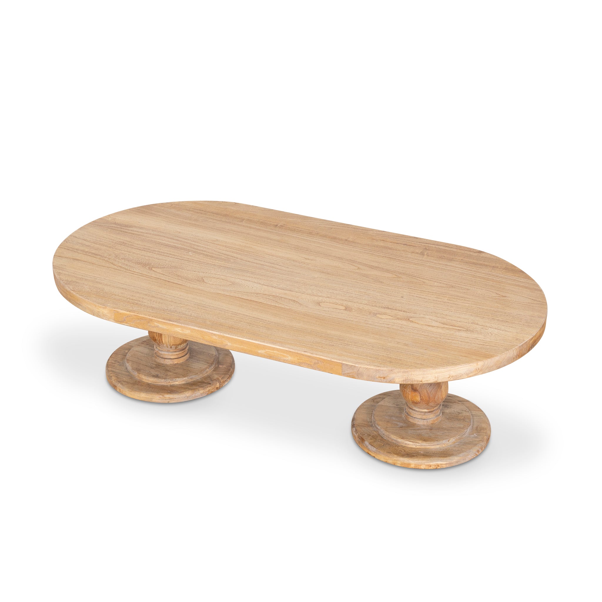 Nihal 1.3m Coffee Table - Natural Coffee Table Reclaimed-Core