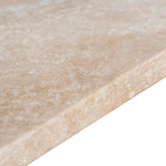 Ex Display - Larisa 100cm Travertine Coffee Table - Walnut Coffee Table Rebhi-Core