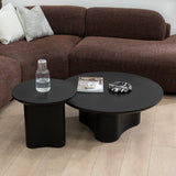 Valmora Nested Coffee Table - Full Black Coffee Table KD-Core