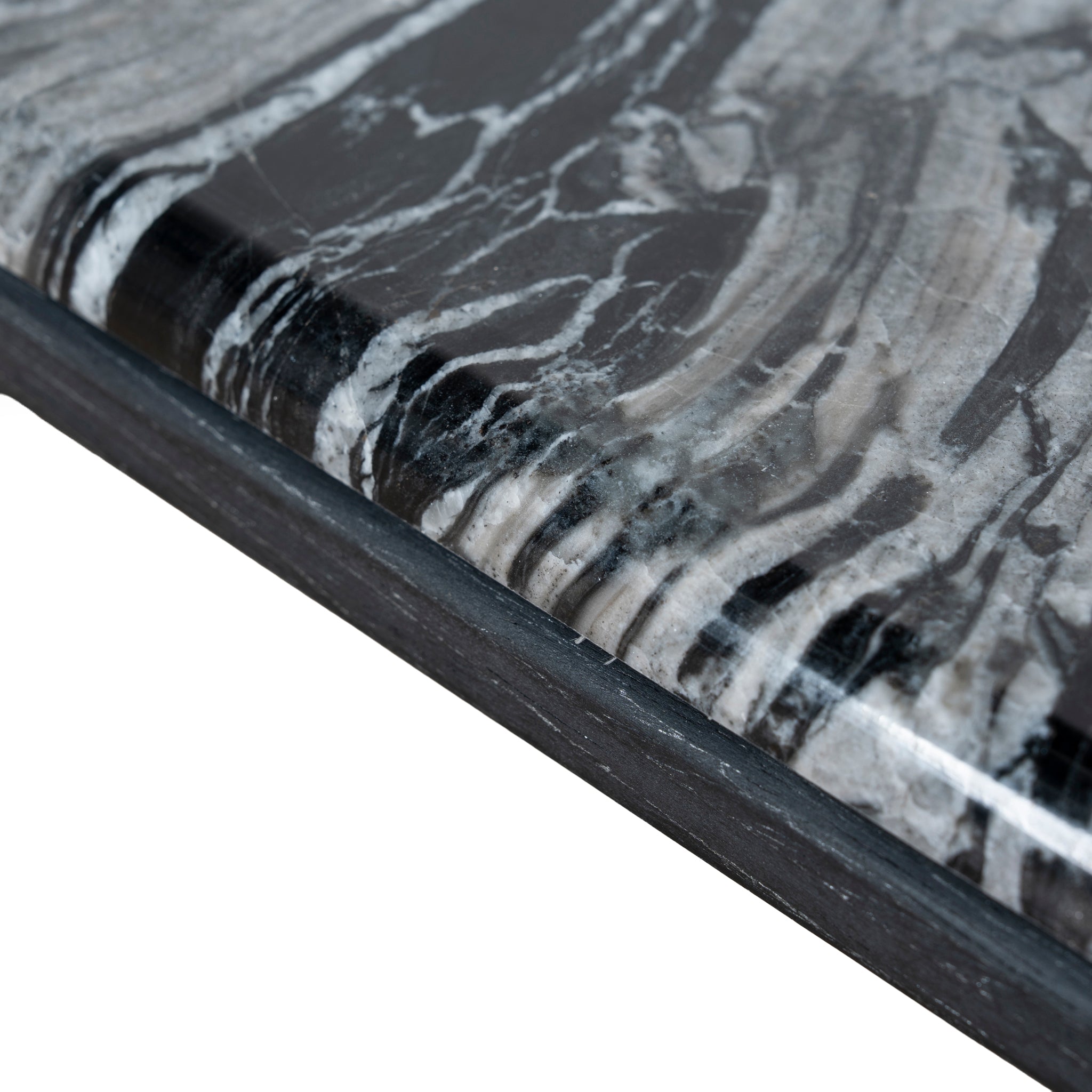Velanova 1.2m Marble Coffee Table - Black Coffee Table Mika-Core