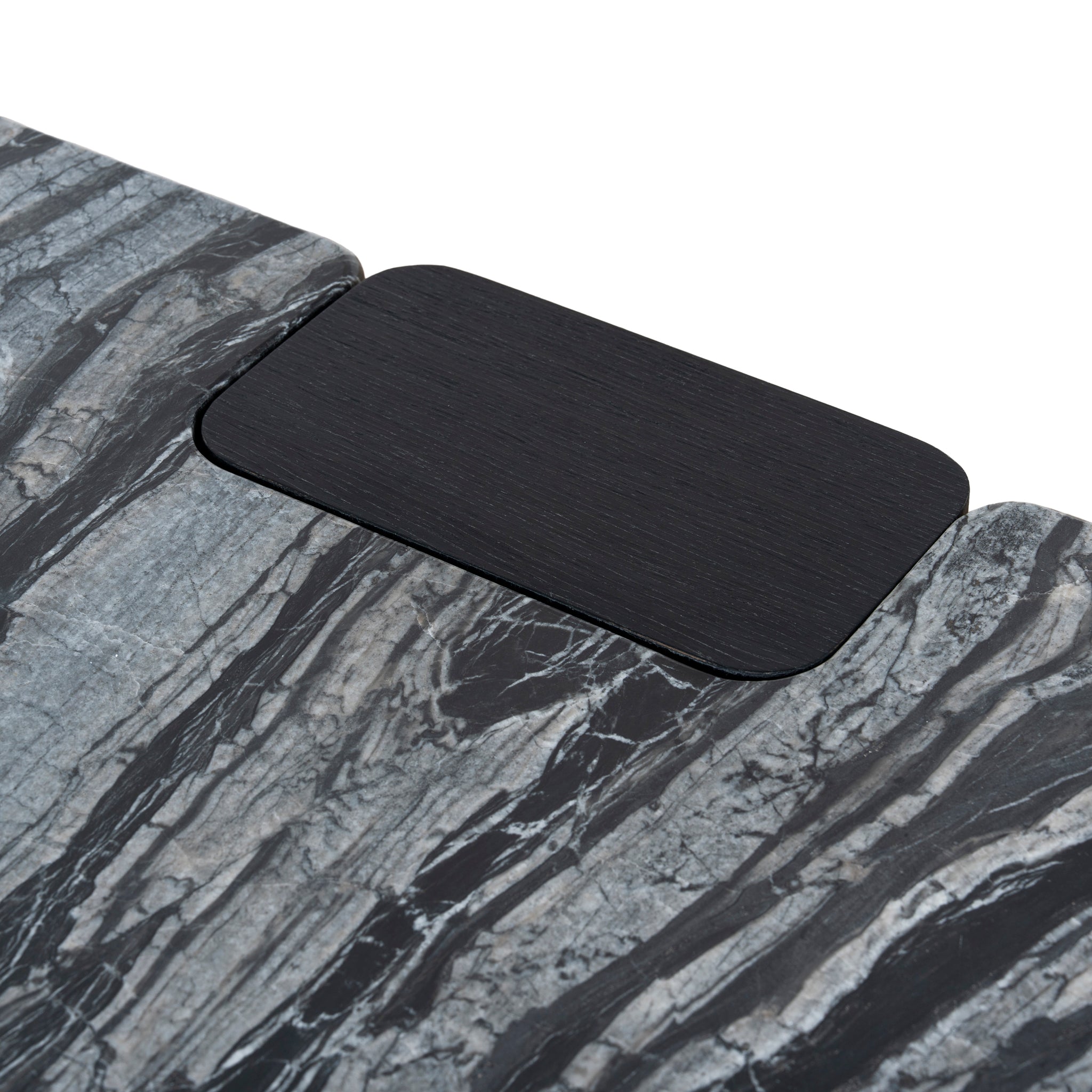 Velanova 1.2m Marble Coffee Table - Black Coffee Table Mika-Core