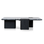 Velanova 1.2m Marble Coffee Table - Black Coffee Table Mika-Core