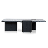 Velanova 1.2m Marble Coffee Table - Black Coffee Table Mika-Core