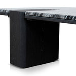 Velanova 1.2m Marble Coffee Table - Black Coffee Table Mika-Core