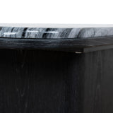 Velanova 1.2m Marble Coffee Table - Black Coffee Table Mika-Core