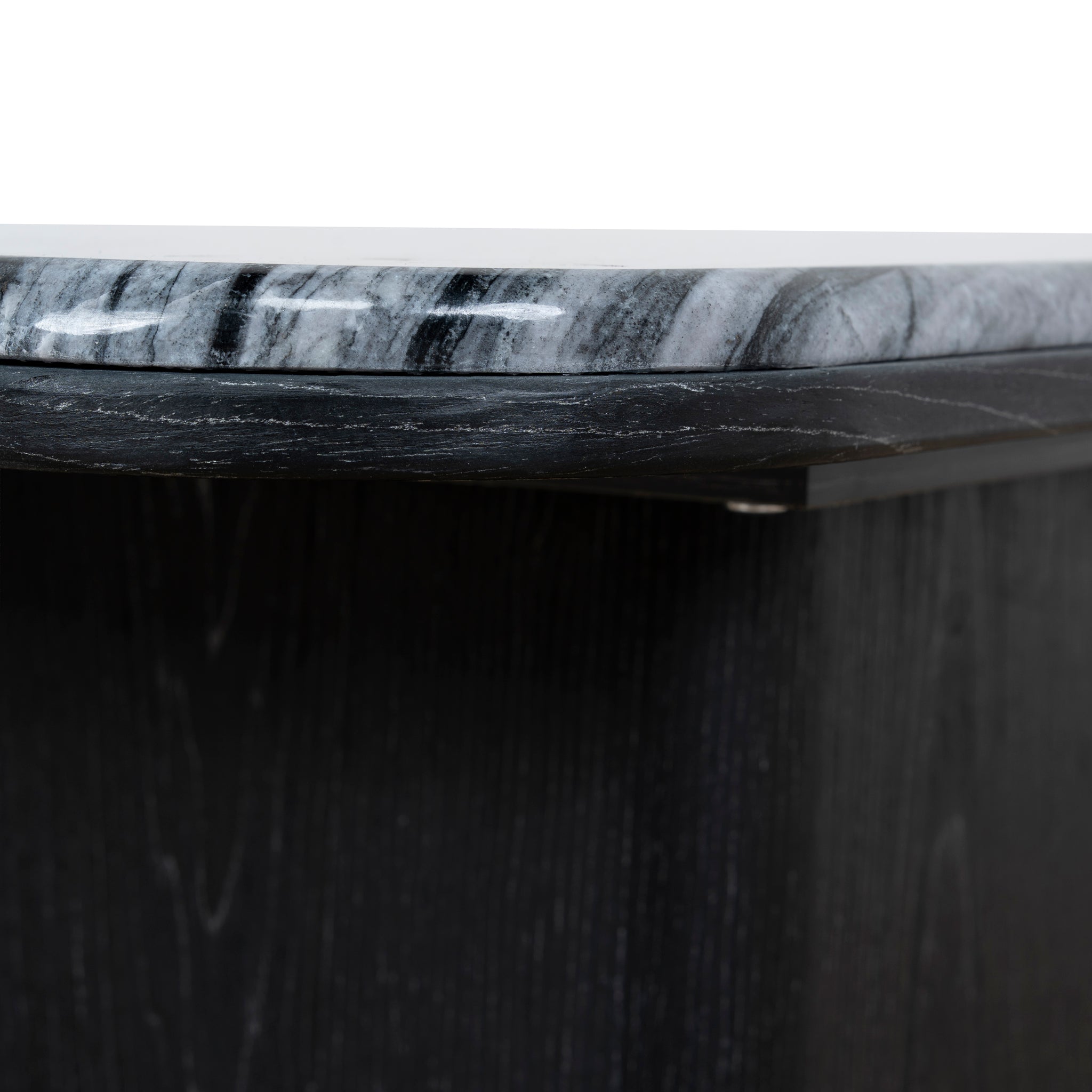 Velanova 1.2m Marble Coffee Table - Black Coffee Table Mika-Core