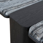 Velanova 1.2m Marble Coffee Table - Black Coffee Table Mika-Core