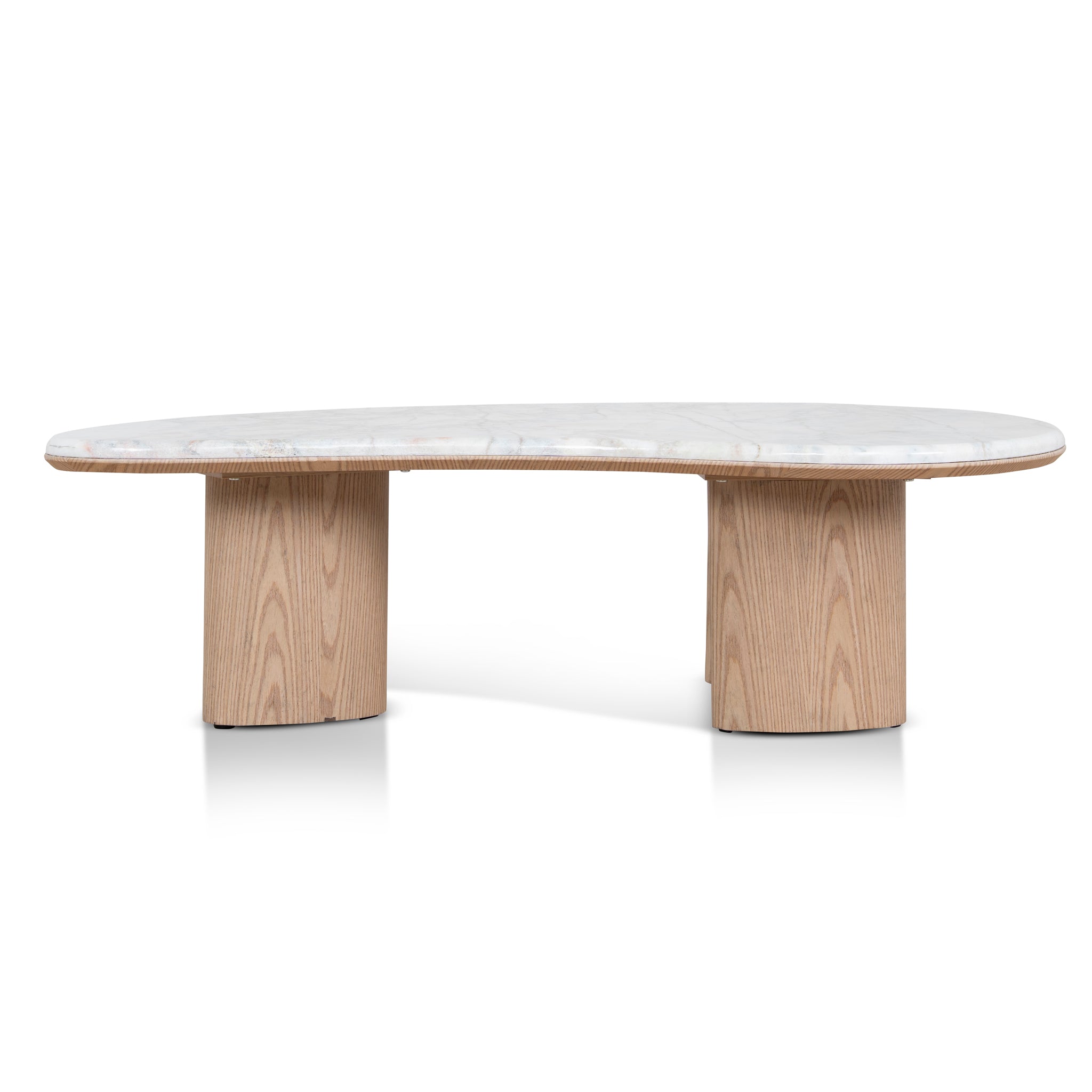 Ex Display - Zalino 1.1m Marble Coffee Table - Natural Coffee Table Mika-Core