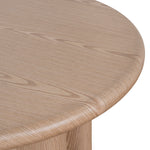 Ex Display - Florra 80cm Round Coffee Table - Natural Coffee Table Mika-Core