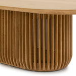 Arvena 1.3m Oval Coffee Table - Natural Coffee Table Cube Home-Core