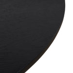 Monli 1.3m Elm Coffee Table - Full Black Coffee Table Nicki-Core