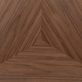 Brenda 1.1m Wooden Round Coffee Table - Walnut Coffee Table Century-Core