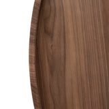 Brenda 1.1m Wooden Round Coffee Table - Walnut Coffee Table Century-Core