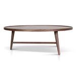 Brenda 1.1m Wooden Round Coffee Table - Walnut Coffee Table Century-Core