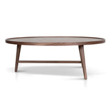 Brenda 1.1m Wooden Round Coffee Table - Walnut Coffee Table Century-Core