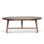 Brenda 1.1m Wooden Round Coffee Table - Walnut Coffee Table Century-Core
