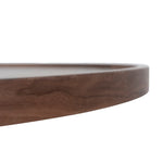 Brenda 1.1m Wooden Round Coffee Table - Walnut Coffee Table Century-Core