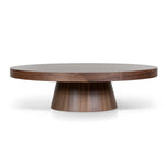 Erna 1.1m Round Coffee Table - Walnut Coffee Table Century-Core