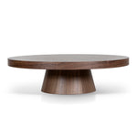Erna 1.1m Round Coffee Table - Walnut Coffee Table Century-Core