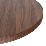 Erna 1.1m Round Coffee Table - Walnut Coffee Table Century-Core