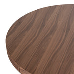 Erna 1.1m Round Coffee Table - Walnut Coffee Table Century-Core