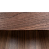 Erna 1.1m Round Coffee Table - Walnut Coffee Table Century-Core