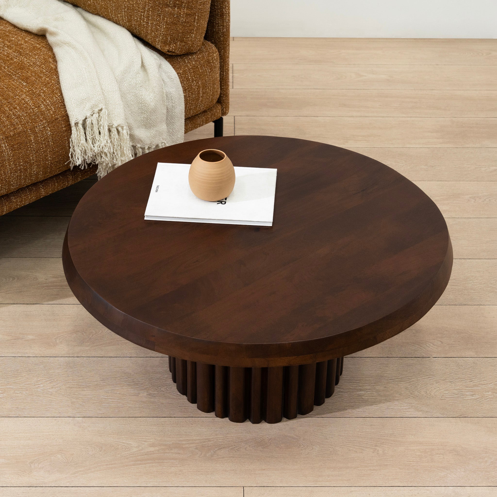 Valencia 80cm Coffee Table - Walnut Coffee Table Rebhi-Core
