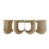 Vionta 1.1cm Coffee Table - Ivory White Coffee Table Bo Craft-Core
