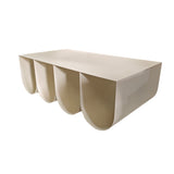 Vionta 1.1cm Coffee Table - Ivory White Coffee Table Bo Craft-Core