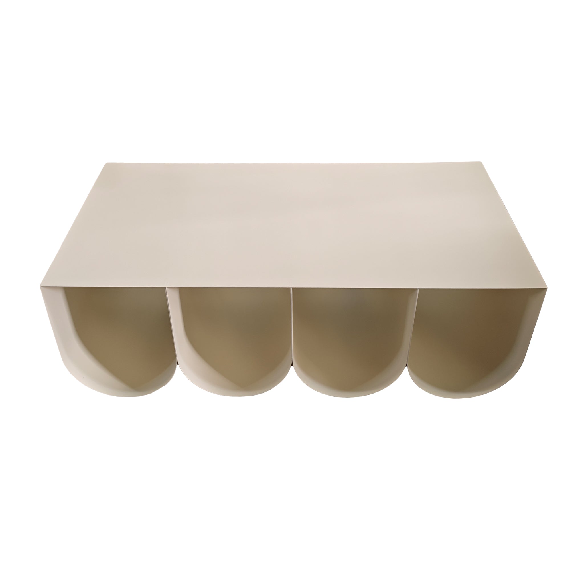 Vionta 1.1cm Coffee Table - Ivory White Coffee Table Bo Craft-Core
