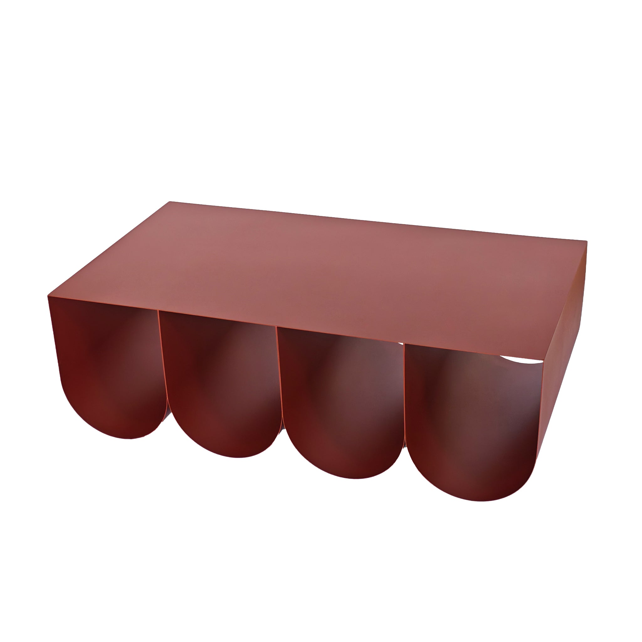 Vionta 1.1cm Coffee Table - Burgundy Red Coffee Table Bo Craft-Core