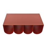Vionta 1.1cm Coffee Table - Burgundy Red Coffee Table Bo Craft-Core