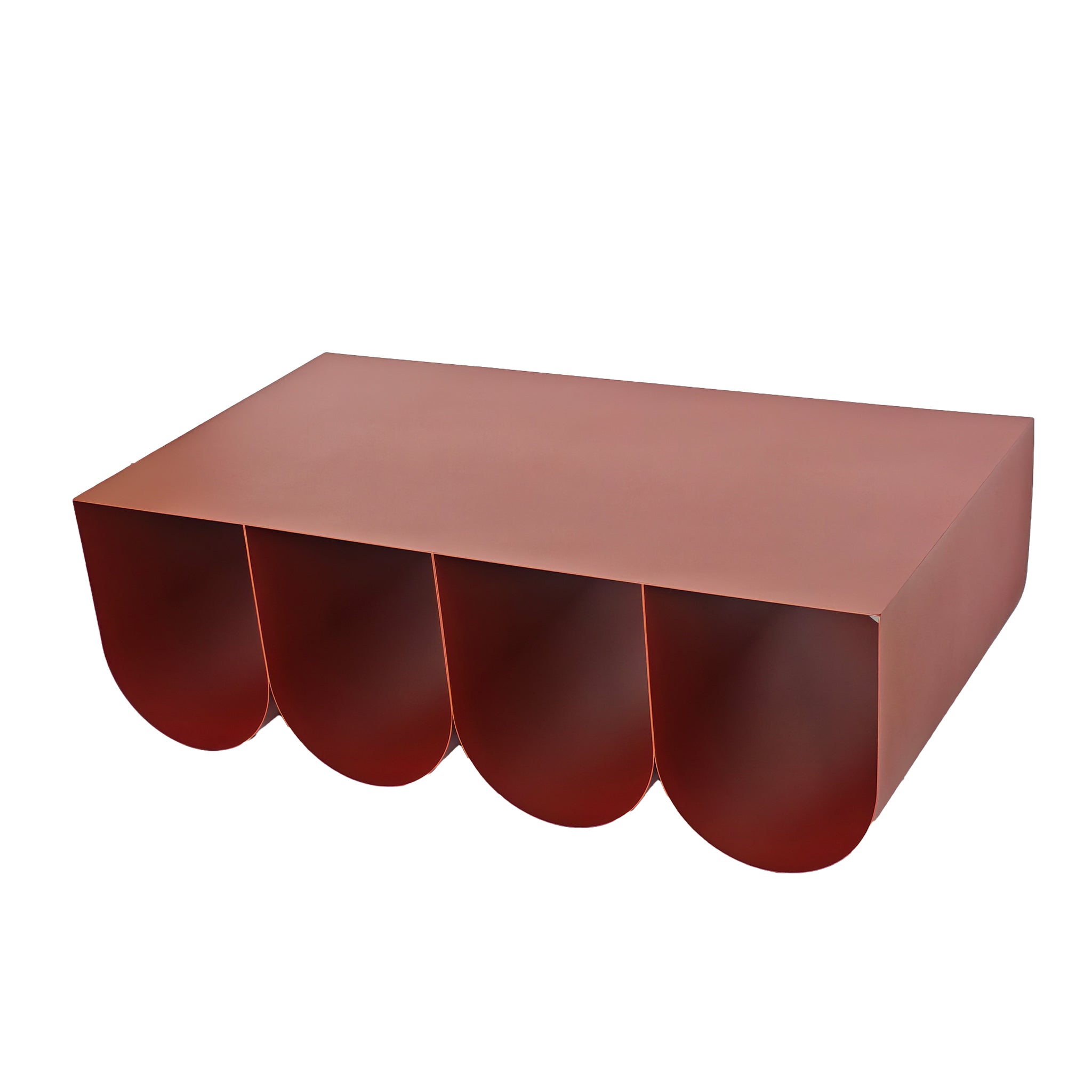 Vionta 1.1cm Coffee Table - Burgundy Red Coffee Table Bo Craft-Core