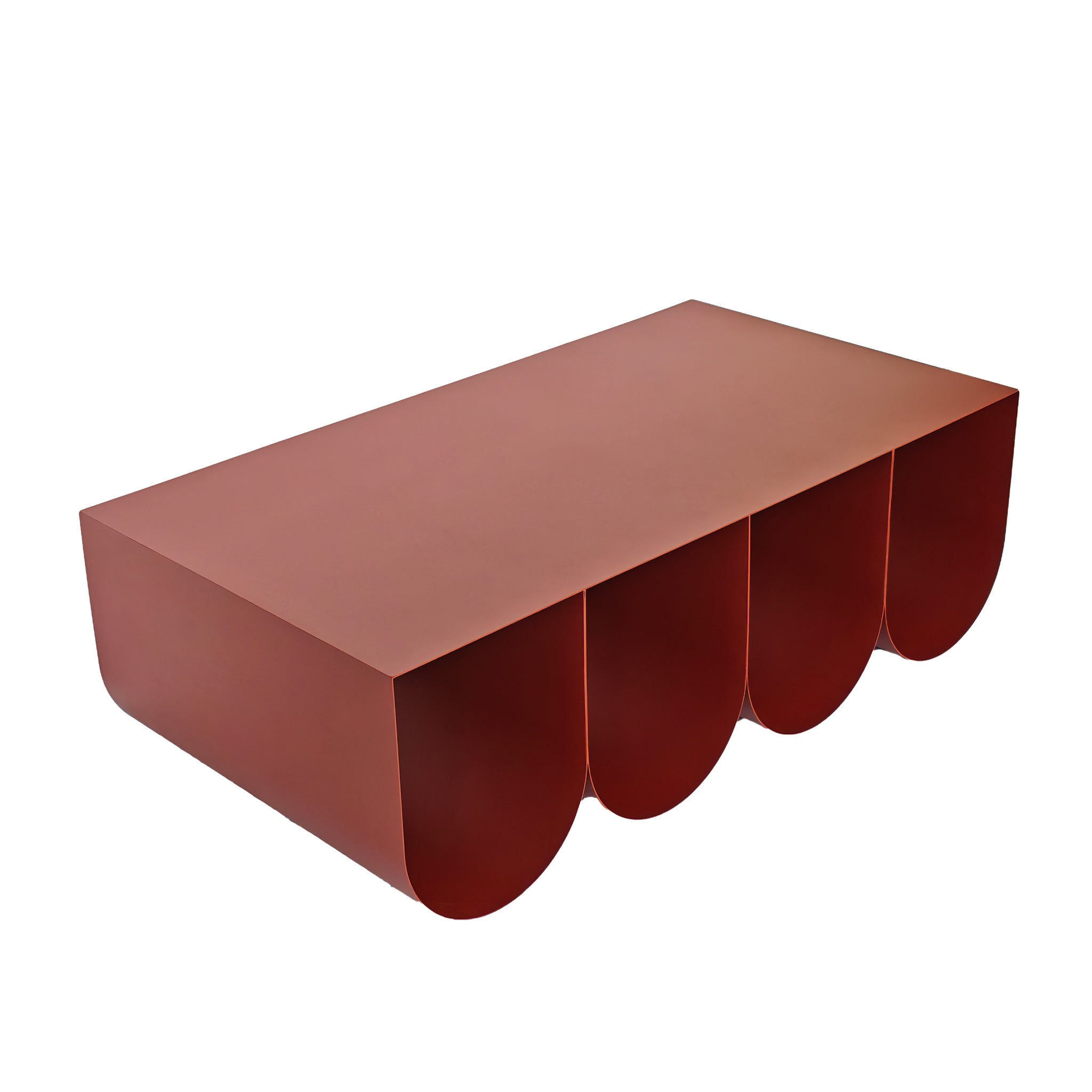 Vionta 1.1cm Coffee Table - Burgundy Red Coffee Table Bo Craft-Core